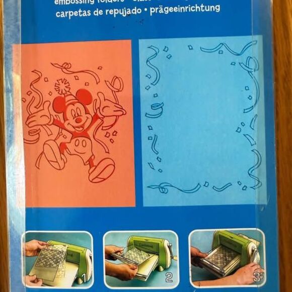 Cuttlebug Disney Mickey Princess Embossing Folders - Picture 7 of 8
